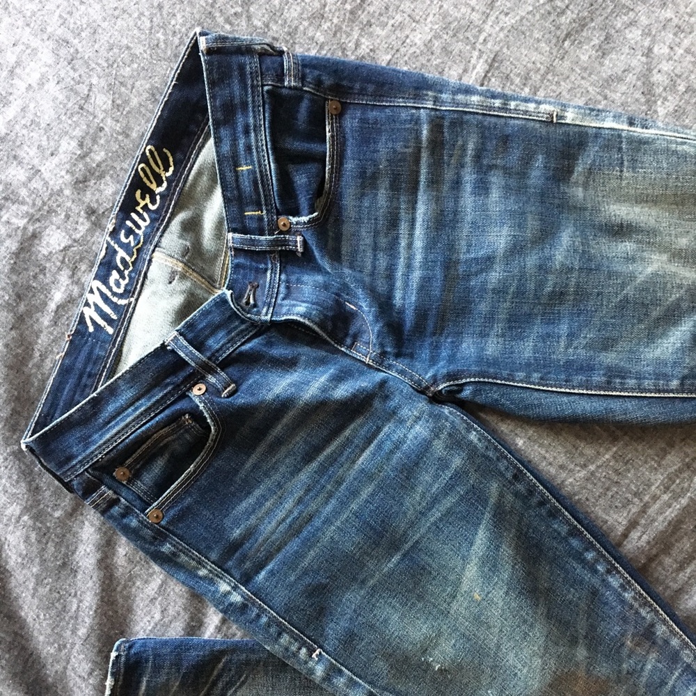 Madewell straight skinny jeans
